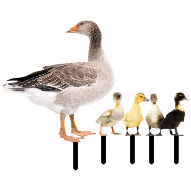 Kültéri Szobrok Kacsák Figure Jim Shore Gnomes Figurák Tétek Fűnyíró Állati Kerti Jel Dekoráció Akril - Image 6