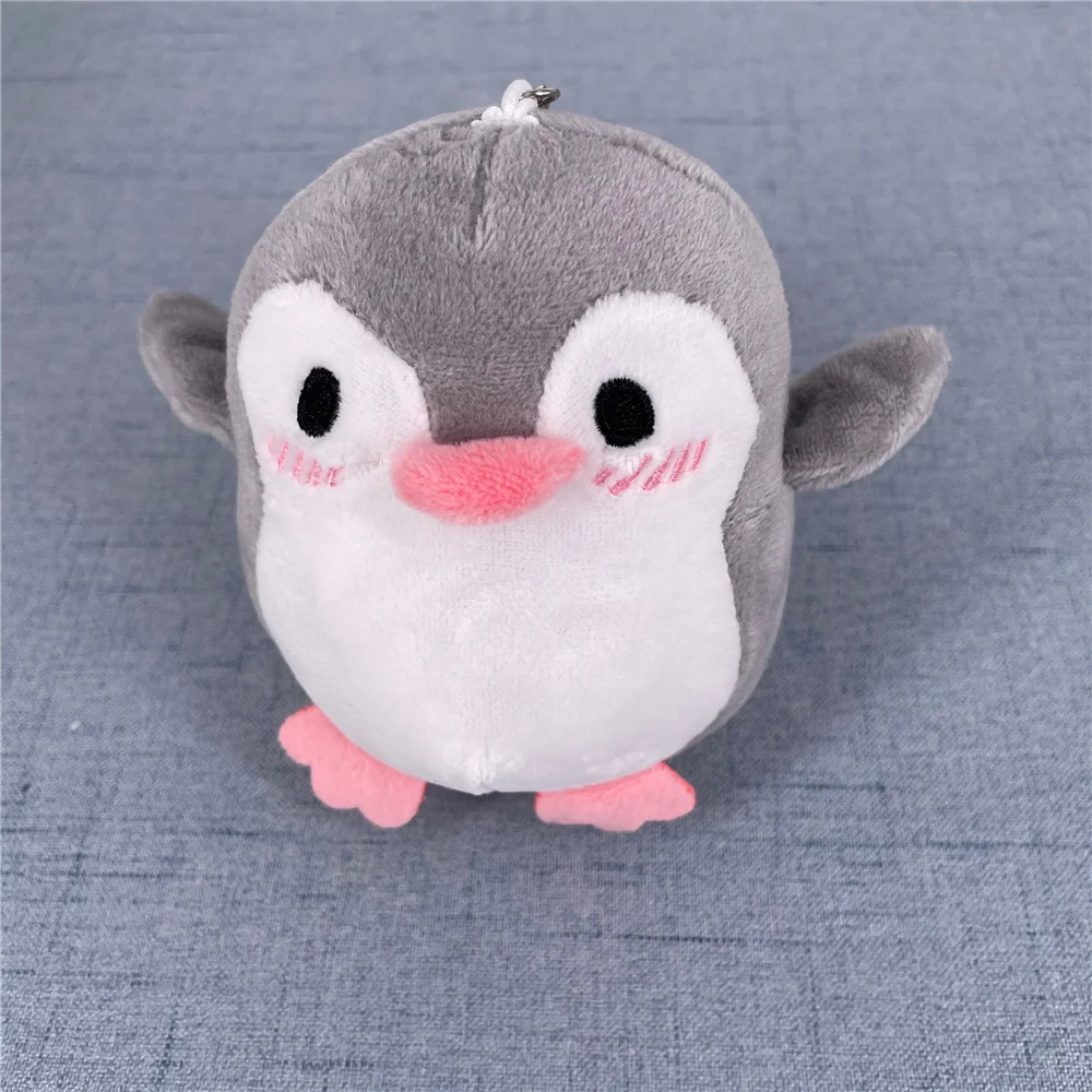 NEW Penguin 11CM Plush Stuffed TOY DOLL ; Bouquet Gift With Keychain