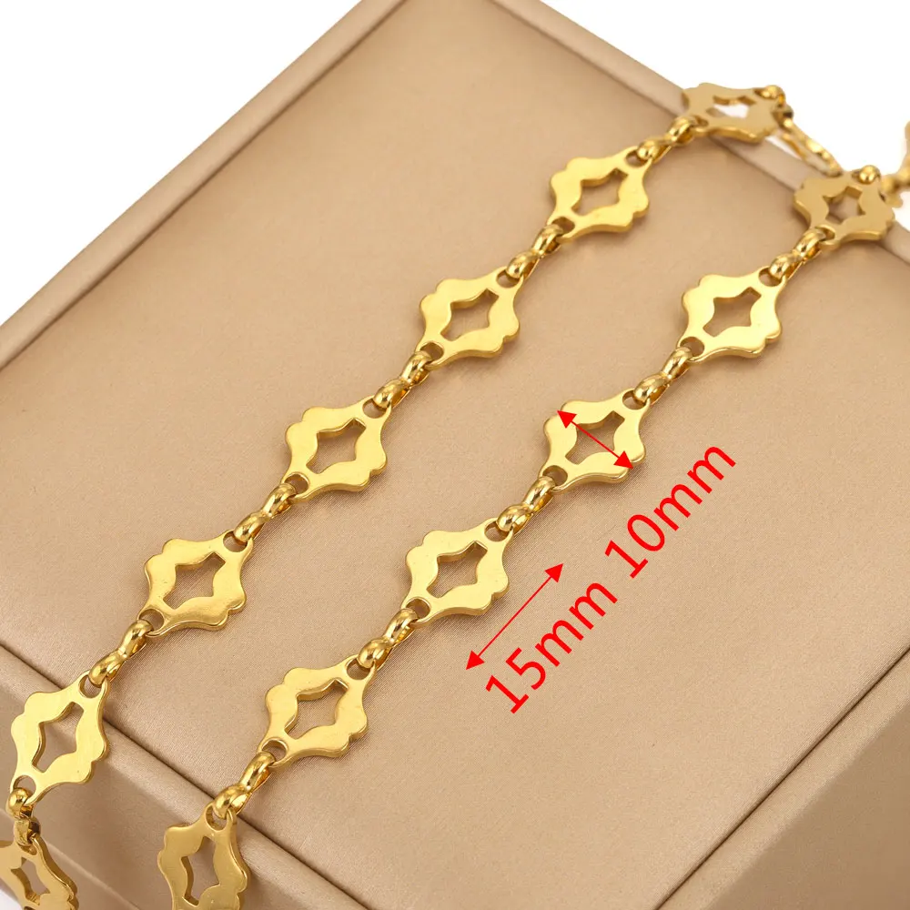 Catena In Acciaio Inox Placcata Oro 18kt 5 Metri Per Gioielli Fai Da Te - UMAOKANG Con 40 Accessori