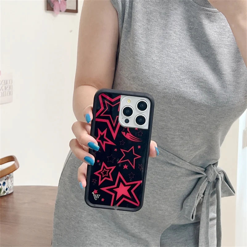 Wildflower Star Meteor 3D Metal Cartoon Phone Case