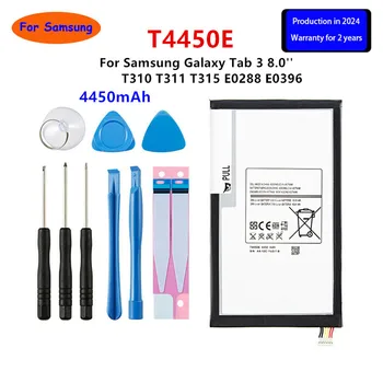 Brand New Tablet T4450E Battery 4450mAh For Samsung Galaxy Tab 3 8.0'' T310 T311 T315 SM-T310 T3110 E0288 E0396 +Tools