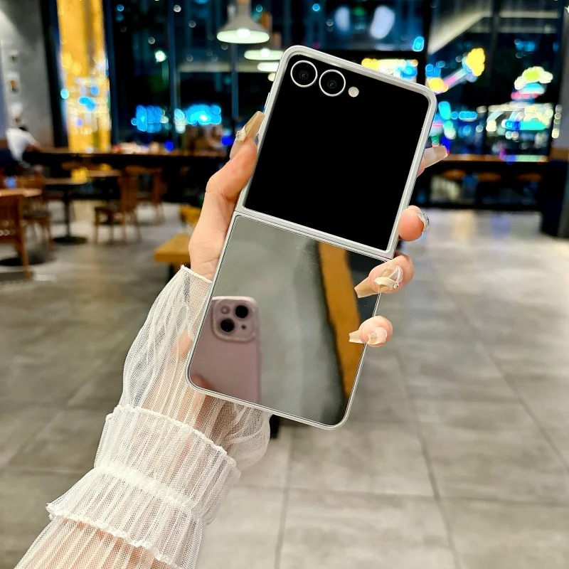 Luxury Mirror Makeup Phone Case - Ultra Slim, Thin, Shockproof, Stylish Korean-Inspired Design
