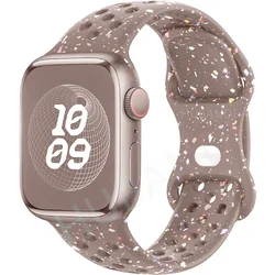 Breathable Strap for Smartwatch Bands - Premium Bracelet Design (A8 wine red)