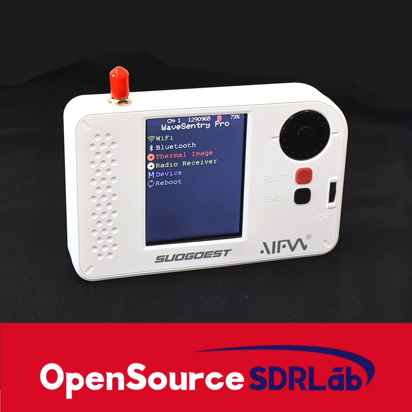 WaveSentry Portable ESP32 Marauder Multi-Tool – Radio Receiver, Thermal Imaging