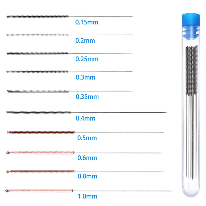 3D Printer Nozzle Cleaning Kit 0.2/0.3/0.4/0.5/0.6/0.8/1.0mm Stainless Steel Nozzle Cleaning Needles 3D Printer Nozzle Cleaner image 6