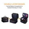 Nail polish storage bag double-layer cosmetic storage bag, suitable for manicure, essential oils, cosmetic sets daily travel use 4