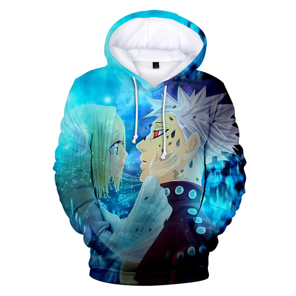 2022 Brand New Seven Deadly Sins 3DHoodies Sweatshirt Men/Women Anime Casual Hoodie Fashion Trendy Fall Hoodie Clothes palm angels sweatshirt