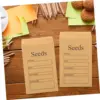 50 PCS Kraft Seed Saving Envelopes, Self-Sealing Seed Storage Envelopes Mini Envelopes for Collecting Flower Vegetable Seeds 1