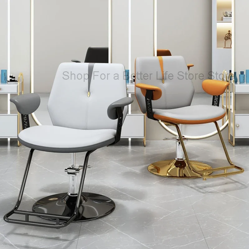 

Swivel Salon Barber Chairs Dedicated Hair Cutting Folded Down Seat Rotate Chairs Shampoo Cosmetic Sedie Tattoo Furniture AA