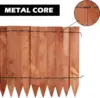 Wooden Short Fence Outdoor Landscape Edge Flexible Decorative border - Tree fence - Spring garden and yard maintenance 6
