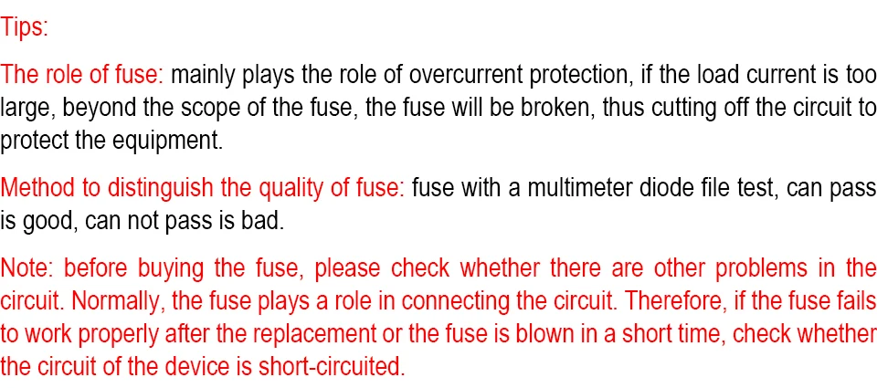 Description Picture 4 of item5PCS 10*38MM Fast Blow Ceramic Fuse 0.5A 1A 2A 3A 4A 5A 6A 8A 10A 16A 20A 25A 32A 40A 380V 500V RO15 RT18 RT14