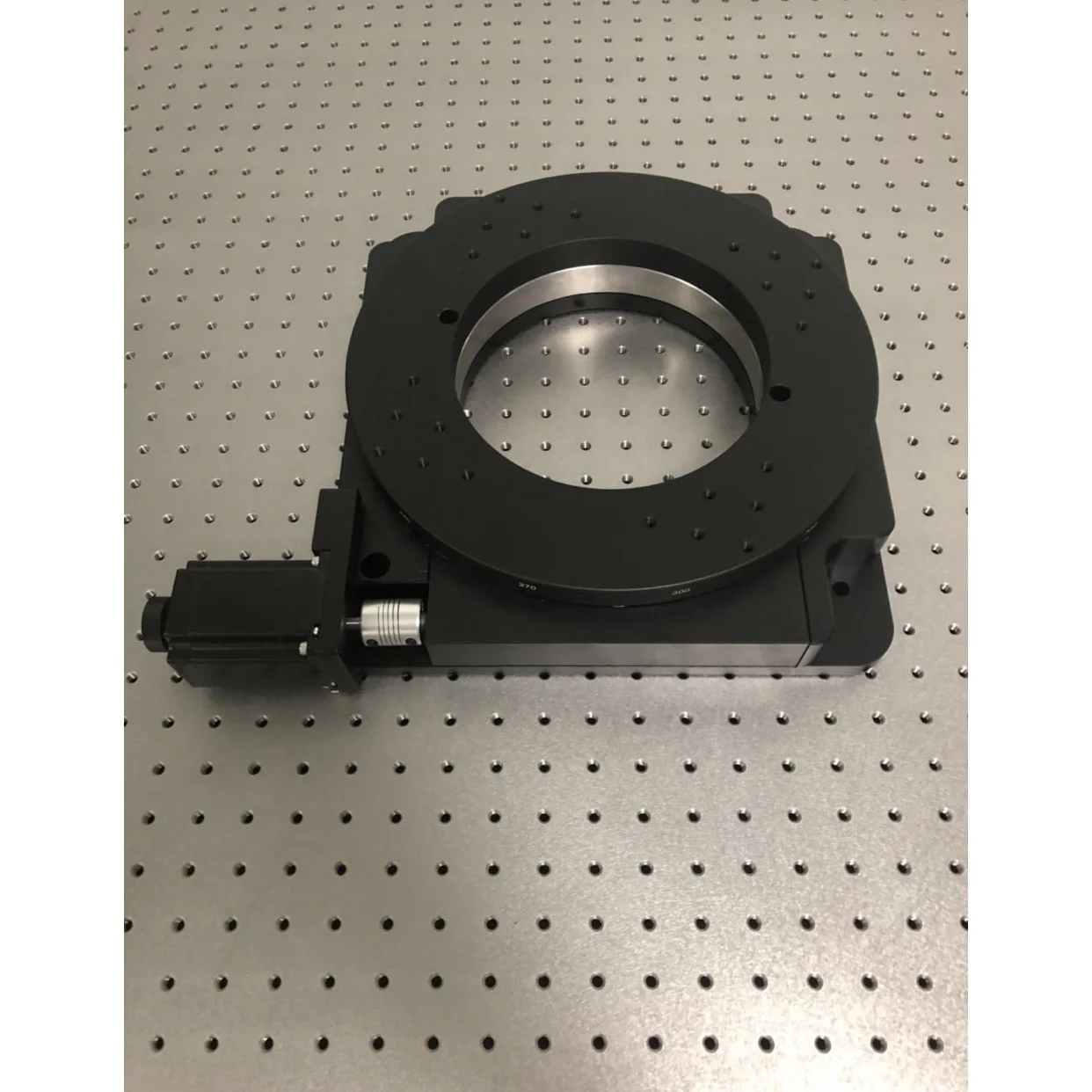 Motorized Rotary Turntable with 300mm Diameter and 90mm clear aperture