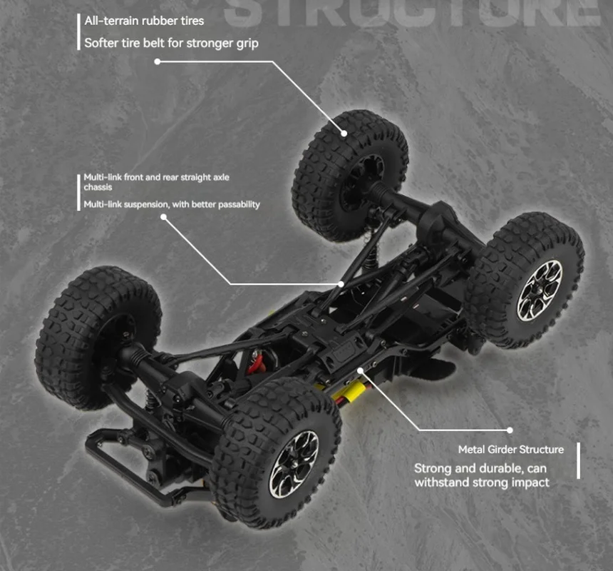 SG2403 1/24 Mini Rc Car 2.4g Remote Contorl Vehicle 4wd Off-Road High Speed Climbing Pickup For Children Boys Gift Toys Model 5