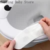Reuseable Washable WC Toilet Sticky Seat Pad Cartoon Panda Toilet Sticker Toilet Mat Bathroom Warmer Seat Lid Cover Universal 2