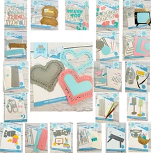 

Newest Heart Doily Numbers Letters Tv Stand Chair Lamp Desk Accessories Knitted Panel Crochet Metal Cutting Dies Craft Deco Mold