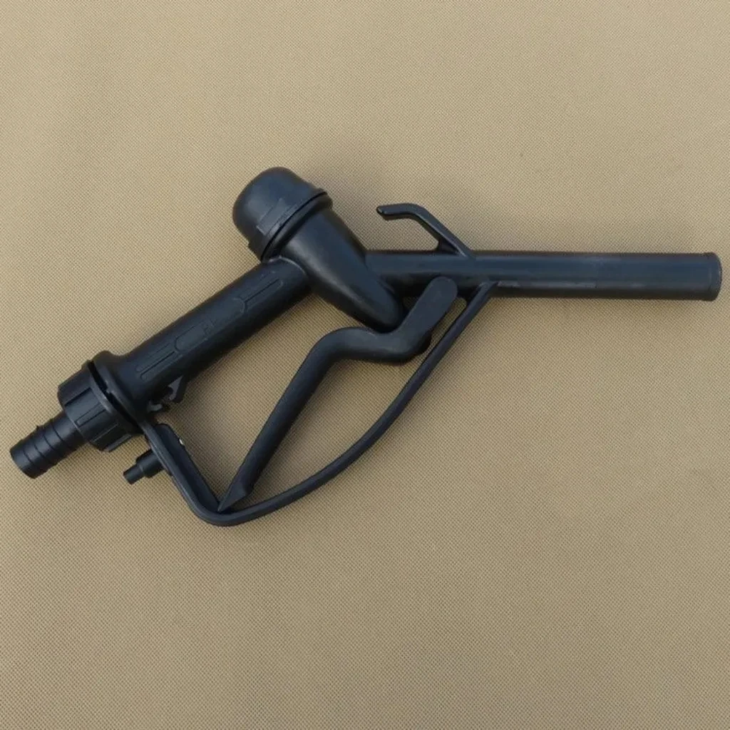 Plastic Manual Heavy Duty Fuel Nozzle Gun with Hook 25mm / 20mm Gasoline Nozzle Max Flow 45L/m flowmeter Meters