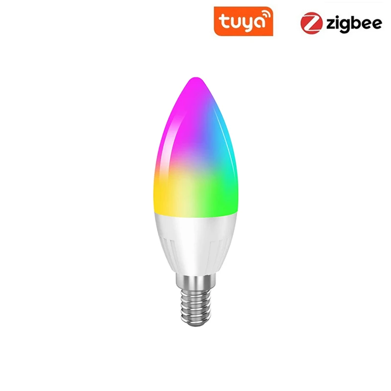 15W Smart Bulb Wifi Zigbee E27 GU10 E14 RGB+WW+CW Colorful Smart Home Led Light Lamp Tuya App Voice Control by Alexa Google Home 