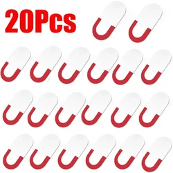 Universal Laptop and Mobile Device Webcam Privacy Cover Slider (White Red 20PCS)