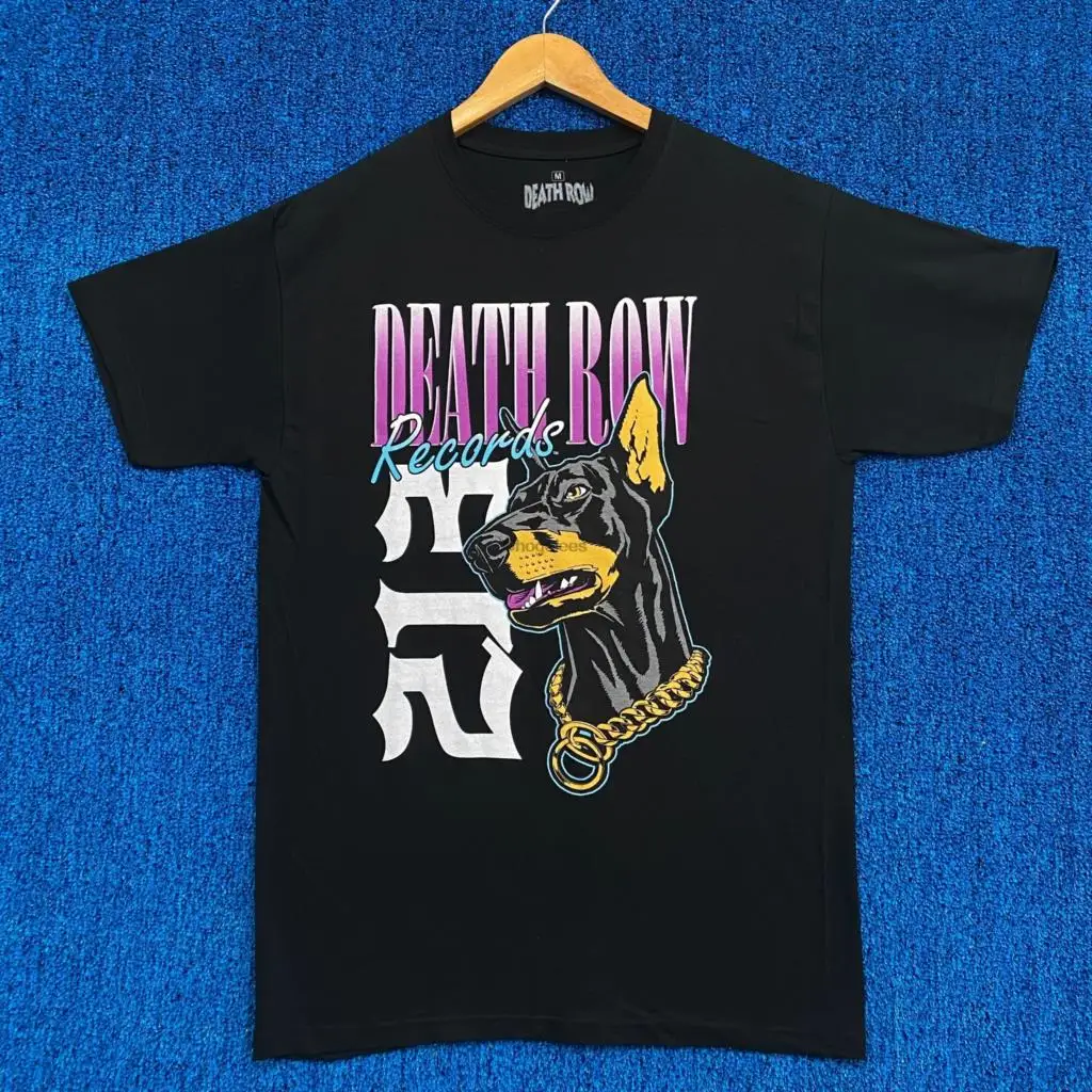 Мужская футболка с надписью Death Row 213 Doberman Rap Tee M |