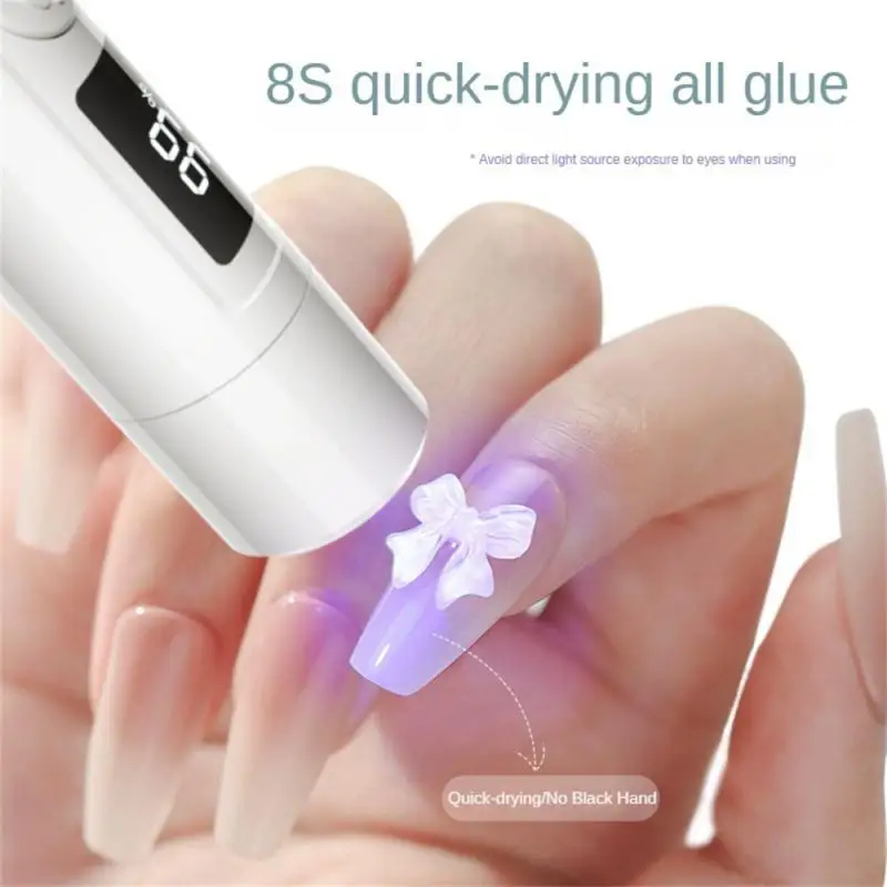 휴대용 네일 드라이어 UV LED 램프, 미니 매니큐어, USB 충전식, 빠른 건조 네일 젤, 광택제 건조 램프, 네일 아트 도구 DIY