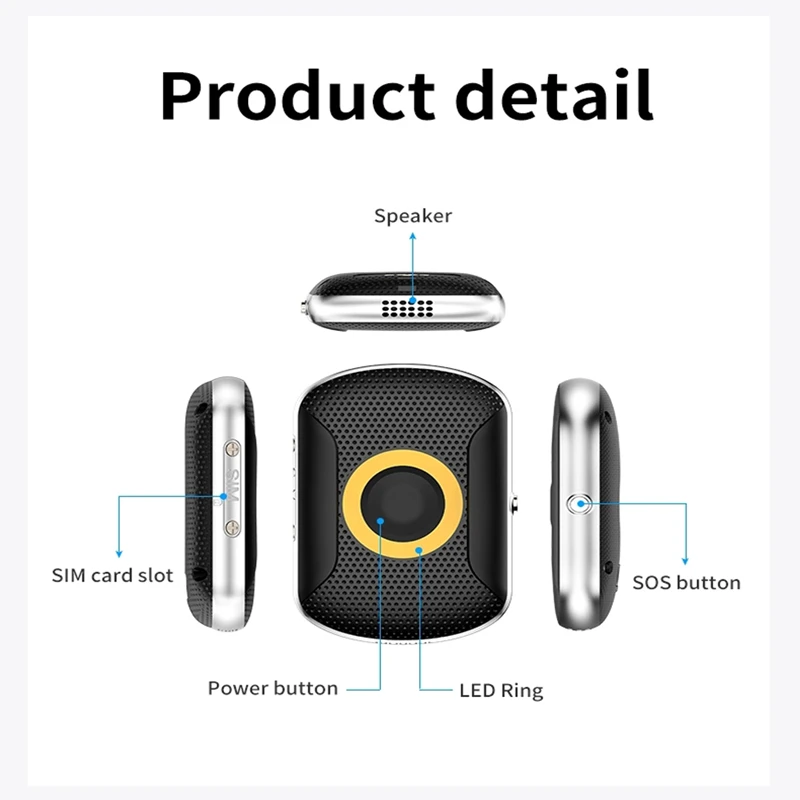 Dog GPS Tracking Collar Waterproof 4G Mini Cat Anti-Lost Alarm Locator Support Geo-Fence SOS Smart Kids Locator