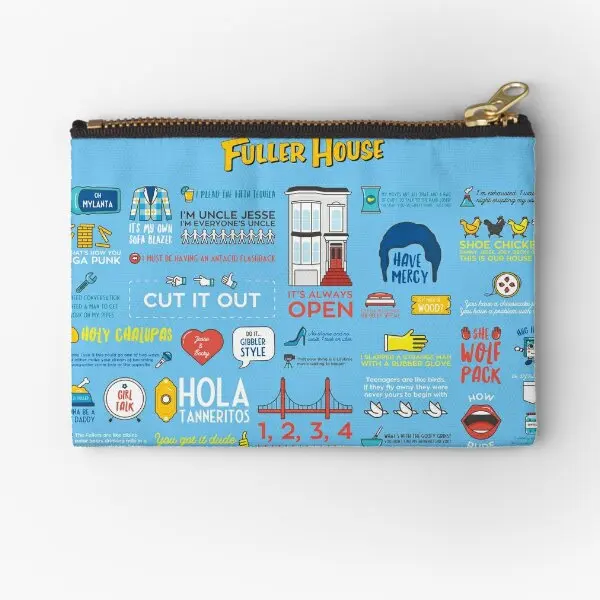 

Fuller House Quotes Zipper Pouches Panties Cosmetic Pure Coin Bag Key Packaging Pocket Money Socks Small Women Underwear