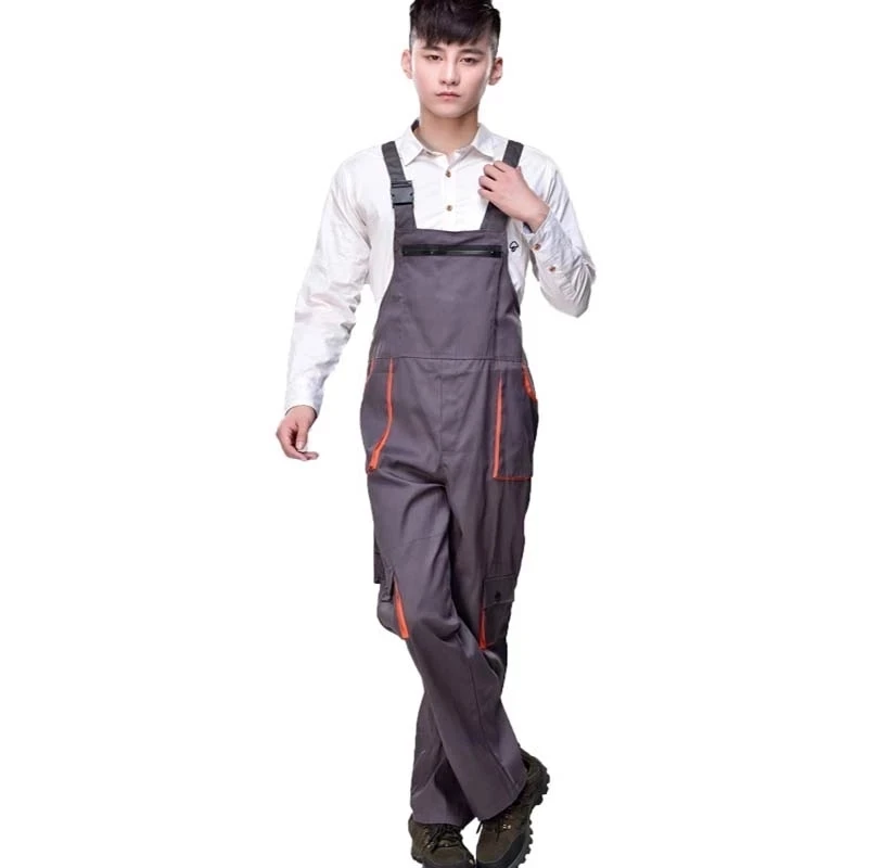 Work Bib overalls men women protective coverall repairman strap jumpsuits trousers working uniforms Plus Size 4XL coveralls