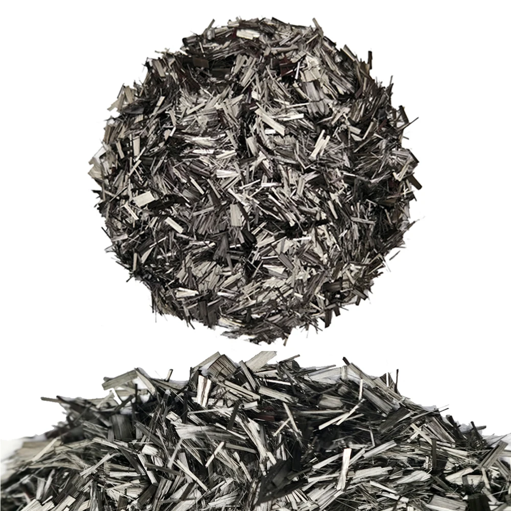 7mm 8mm 9mm Chopped Carbon Fiber 12K High Electrical Thermal Conductivity Temperature Resistance Material Modification