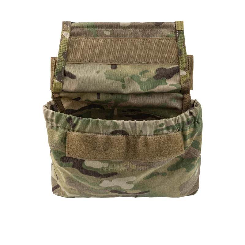 Borsa tattica Petto Drop Pouch Caccia Petto Appeso Stoccaggio Borsa addominale piegata Gilet Gear - immagine 3