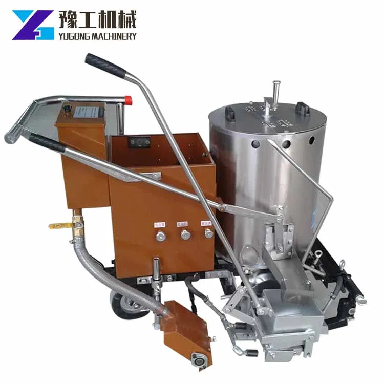 

Hot Melt Scribing Road Line Drawing Marking Thermoplastic Painting Machine With Double Gun Thermoplastic Mark Marking Machine