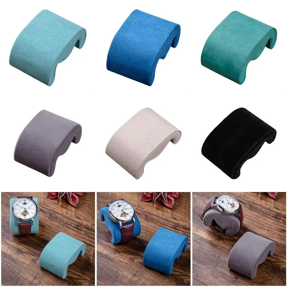 New Suede Velvet Watches Storage Pillow Display Multi Functional Wristwatch Cushion Fixed Watch Boxes Accessory Watch
