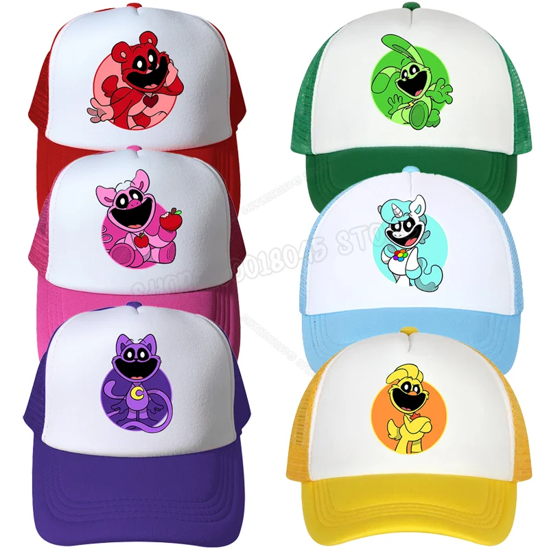 Gorra de béisbol de Critters sonrientes para niñas y mujeres, sombrero de oso Catnap de Hip Hop, sombrero de Sol de verano para padres e hijos, gorra de sombra deportiva al aire libre, regalo