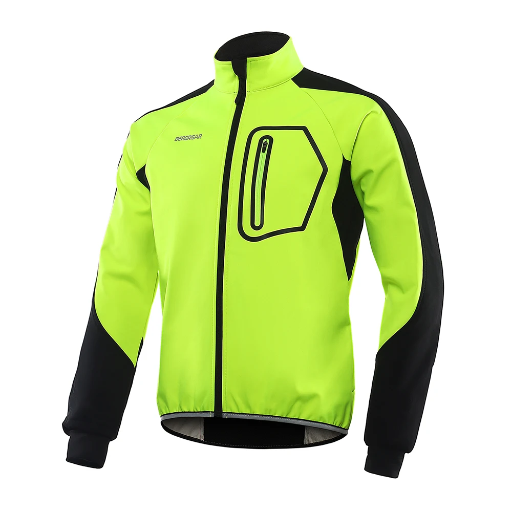 Cycling Jacket Men Winter Thermal Softshell Windbreak Waterproof Bike Coat Bicycle Clothing Reflective Motorcycle Raincoat