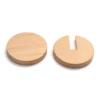 Newborn Infant Wooden Toys Exercise Hand Grasp Toy Interlocking Discs Solid Wood Preschool Children Toys 4