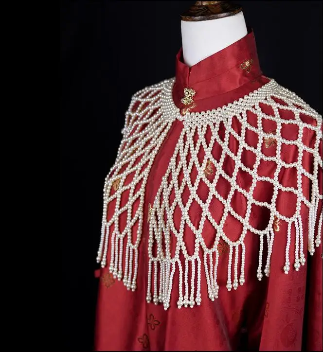 

Женская жемчужная шаль, искусственная кисточка, античная кисточка, китайский чонсам, сценическая накидка