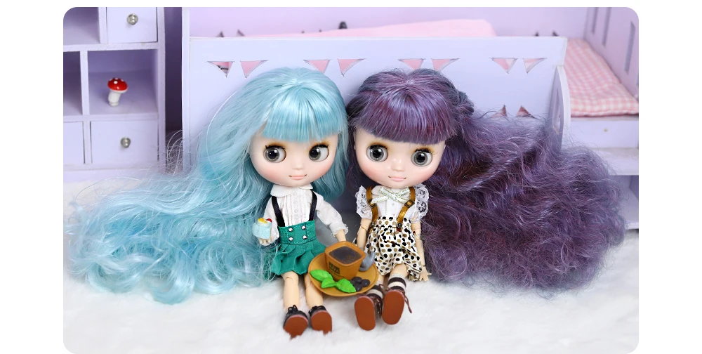ICY DBS Blyth Middie Doll Joint Body 20CM Customized Doll Nude doll or Full Set Includes Clothes & Shoes DIY Toy Gift for Girls