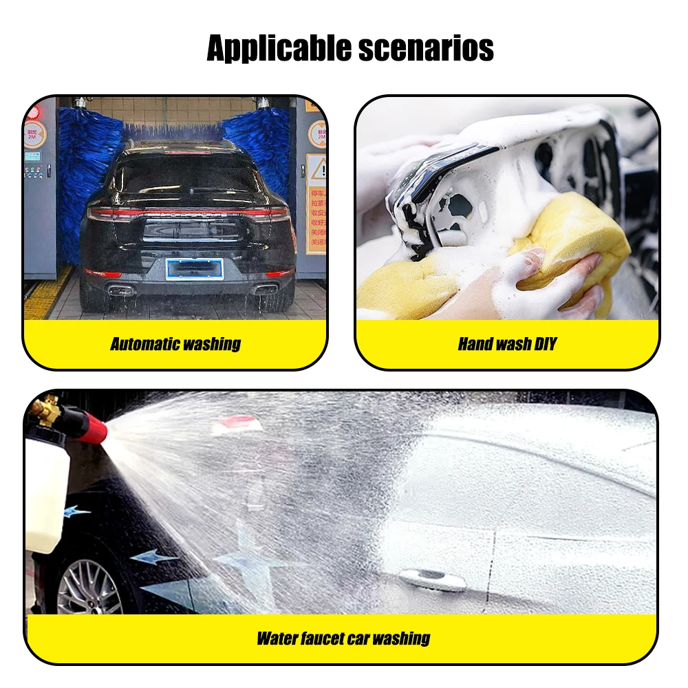 Car Washing Cleaner Car Washing Decontamination Concentrated Powder Strong Essence Foam Cleaner Shampoo Wash Detergent Automobiles Windshield Wash