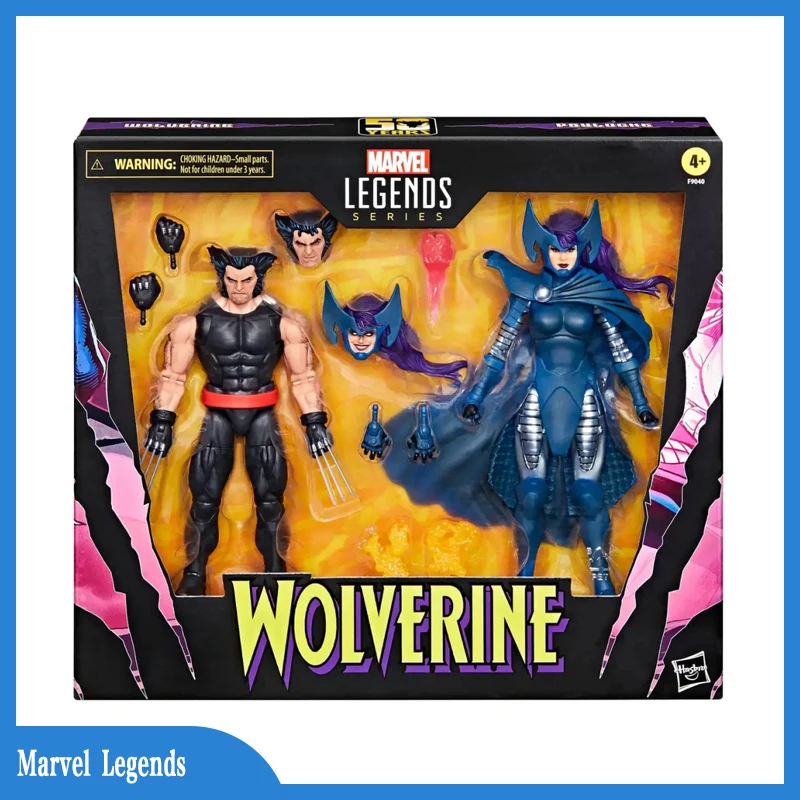 Original Marvel Legends Wolverine E Psylocke Action Figure Collection Wolverine E Psylocke Model Statue Gift Toys