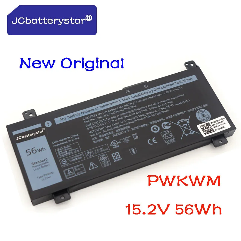 

JC new 15.2V 56WH PWKWM Laptop Battery For DELL Inspiron 14-7466 14-7467 Series laptop PWKWM M6WKR 63K70 P78G001 P78G 3500mAh