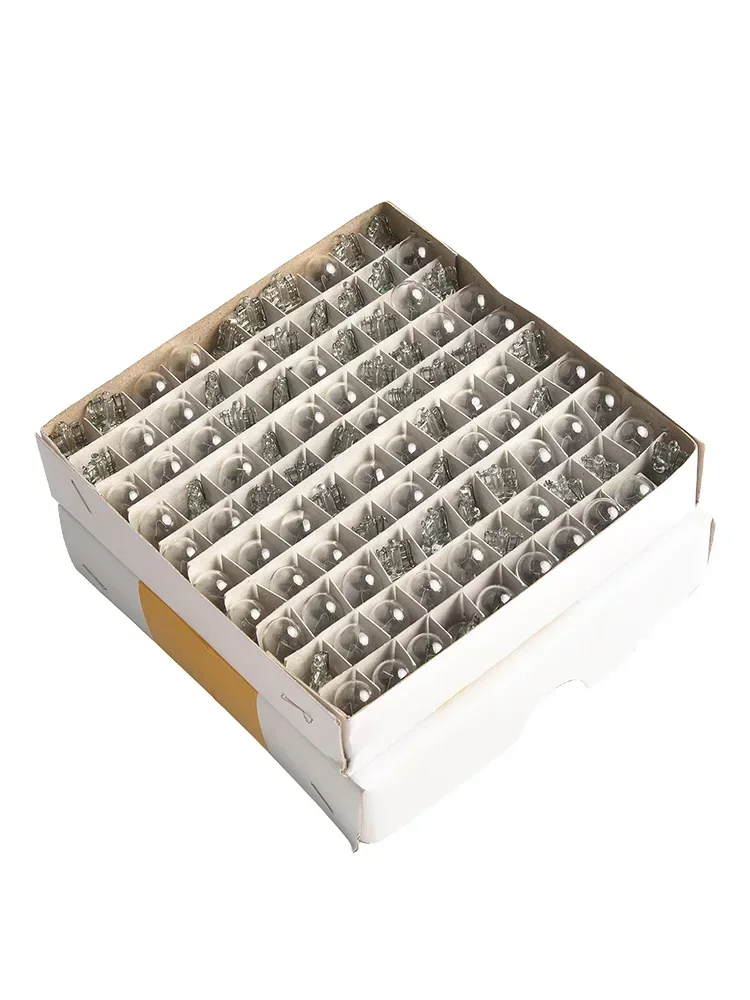 100PCS W5W 194 할로겐 라이트 자동차 전구 12V 5W 클리어 웨지 백열 계기판 램프 브레이크 램프 자동 테일 전구