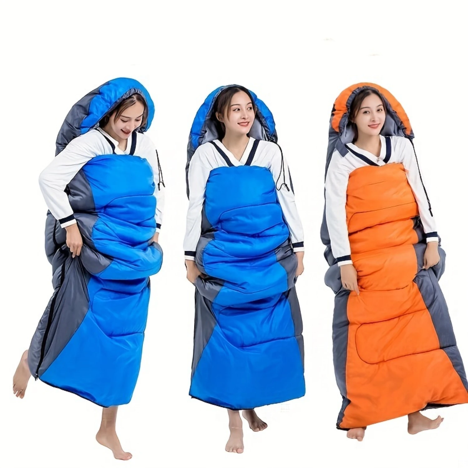 Three-Season Camping Sleeping Bag-Perfectly Insulated for Comfortable Temperatures, Ultra-Lightweight for Easy Carrying, Durab