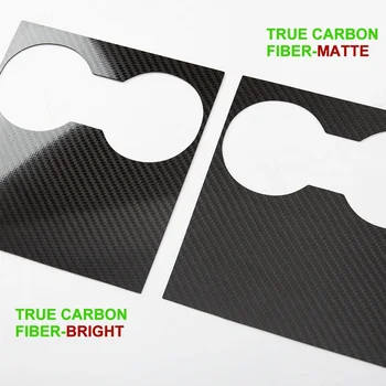 Center Console Cover For Tesla Model 3 Y Central Control Armrest Panel Trim Real Carbon Fiber Car Interior Accessories 2021-2023 1