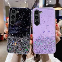 Luxury Fashion Glitter Case For Samsung Galaxy A15 A05S A05 A35 A55 M34 M14 M53 M33 S23 S24 Plus Ultra Soft Crystal Bling Cover 1