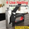 4 in 1 Nail Gun With 4000 Staples Tool Kit Staple Gun for Wood Fabric Stapler Home Repair DIY Tool Kit 2