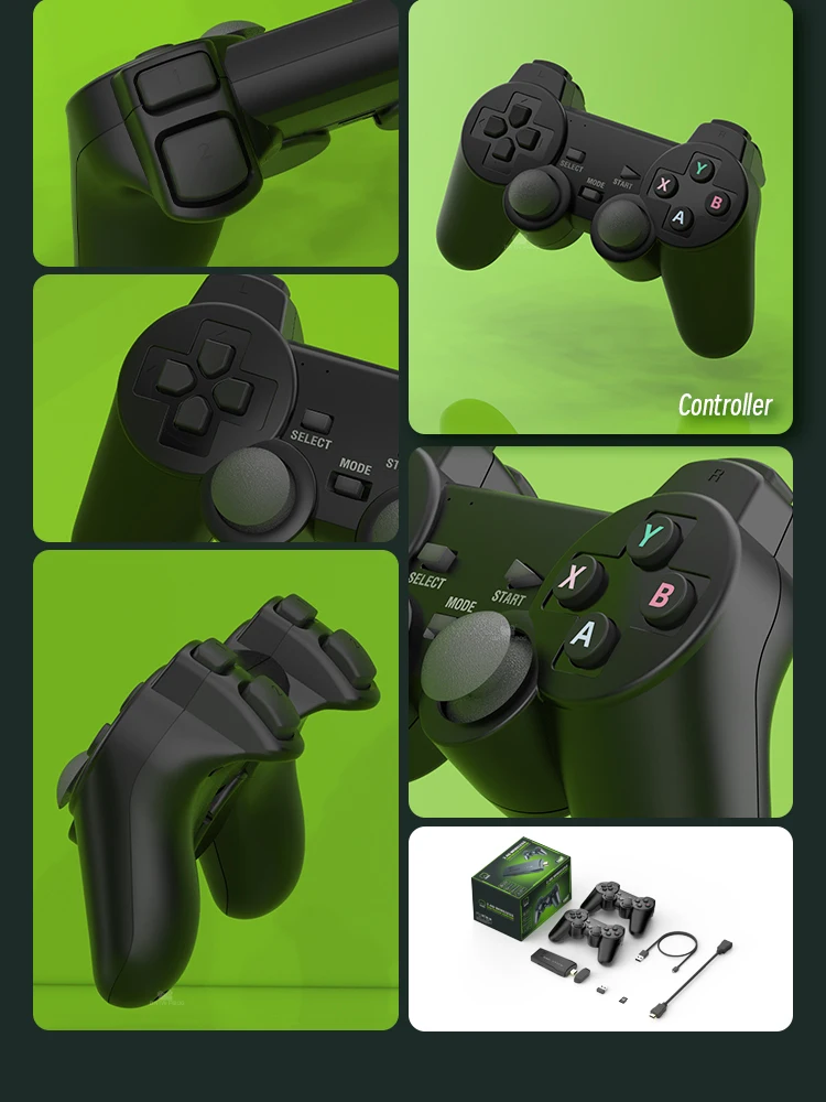 Dados Frog-4k Retro Video Game Stick, Dendy