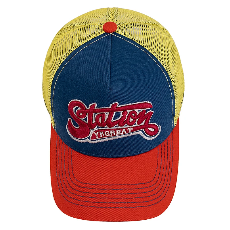 New Style Unisex  Baseball Cap Classic YKGREAT Letter Pattern Mesh Cap Men And Women Breathable Streetwear Summer Trucker Hat