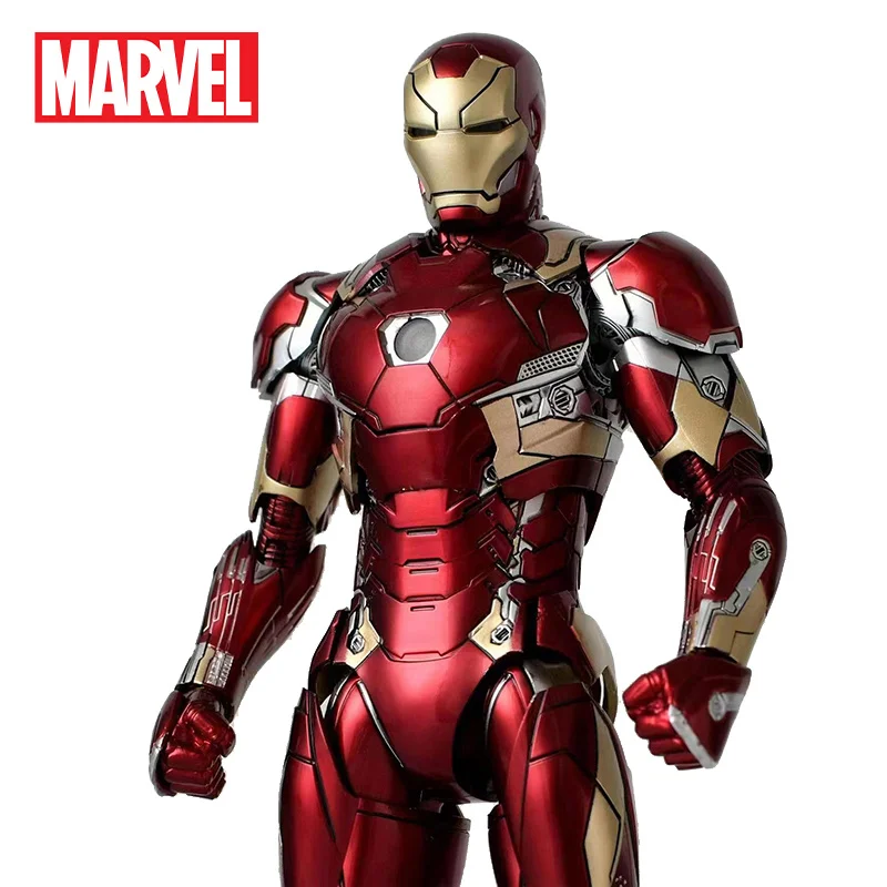 

2022 New Comicave 1/12 Iron Man Marvel Figure Armor Mk46 Joint Movable Model Lighted Collection 75% Alloy Toy Gift