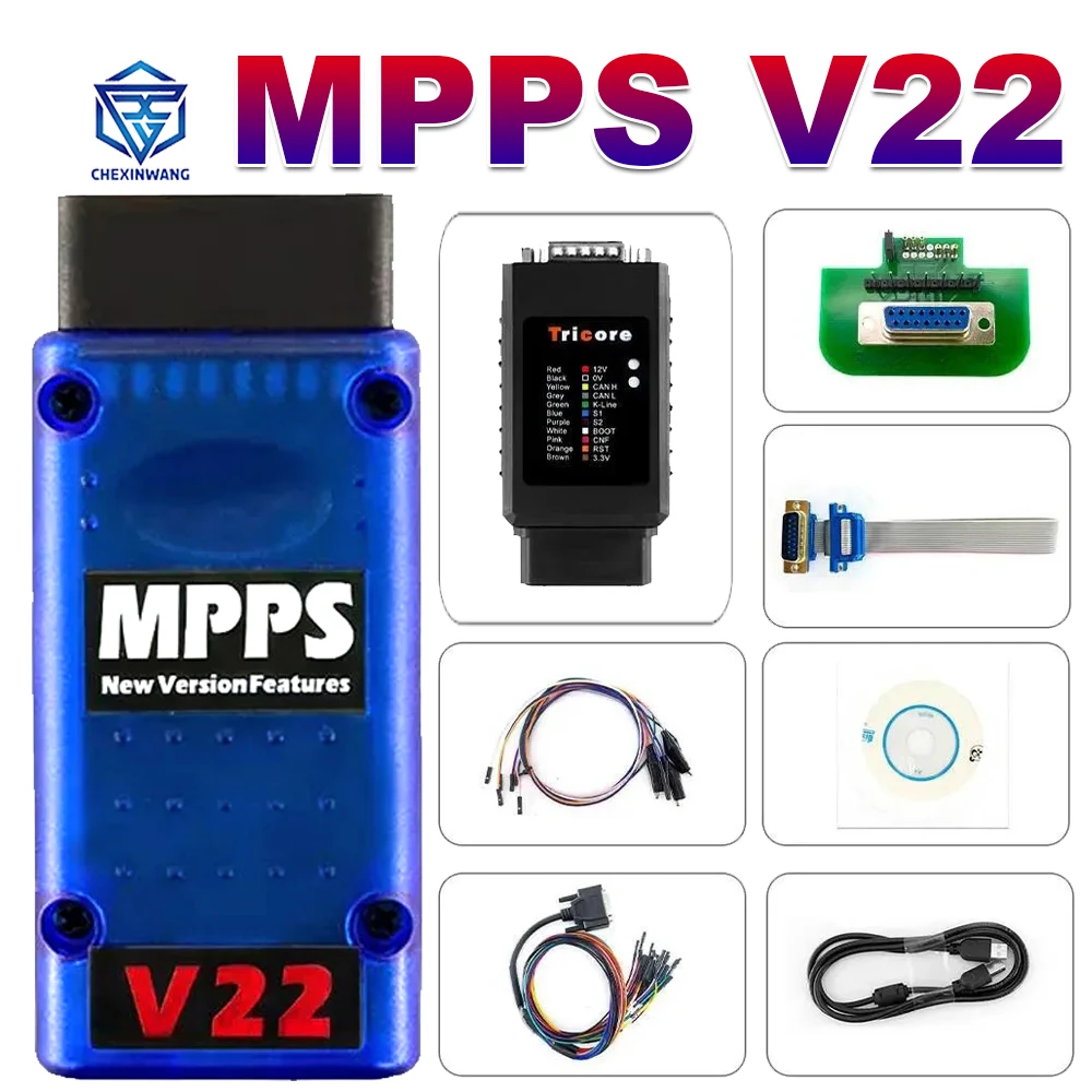 Versione Più Recente Mps V22 Mps Master V22.2.3.5 Ecu Chip Tuning Scanner No Token Limite Support Multi-Lanugage Migliore Di V16 V18