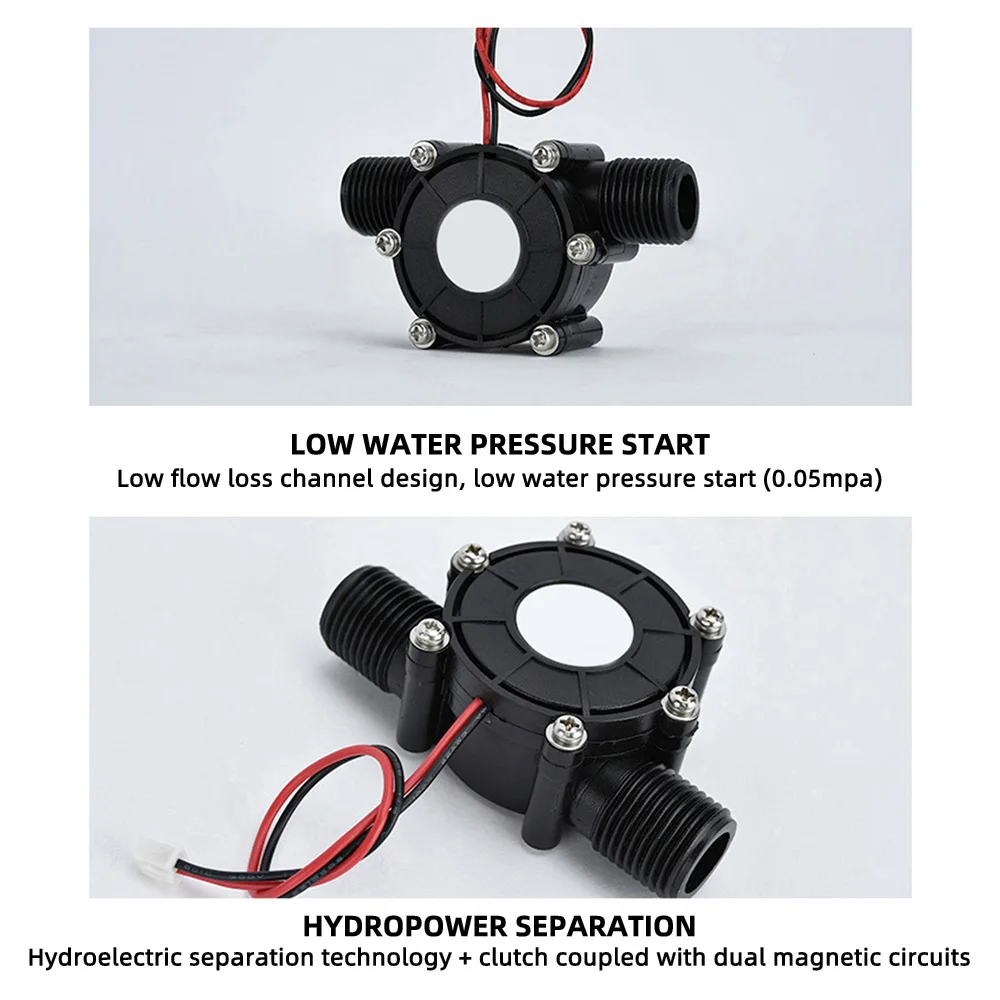 Micro Hydro Generator Turbine Flow Hydraulic Conversion Water Flow Energy Generator DC 5V 12V 0-80V hydroelectric generator