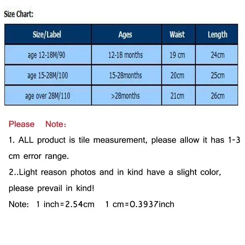 Baby Panties Toddler Briefs New Born Training Pants Underwear for Girls Boys Infant Cartoon Printed Underpants Accessories